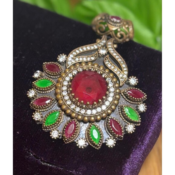 925 Sterling Silver Turkish Vintage Necklace for Women, NEW, Antique - Picture 3 of 8